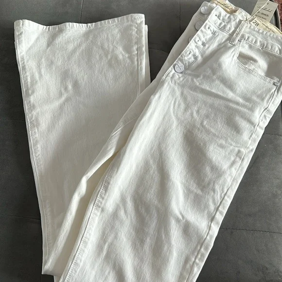 NWT Unpublished Janet High Rise Flare Buttonfly Sz 28 - Picture 3 of 8